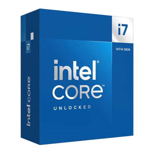 Intel Core i7-14700K CPU, 1700, 3.4 GHz (5.6 Turbo), 20-Core, 125W (253W Turbo), 10nm, 33MB Cache, Unlocked, Raptor Lake Refresh, NO HEATSINK/FAN Intel Core i7-14700K CPU, 1700, 3.4 GHz (5.6 Turbo), 20-Core, 125W (253W Turbo), 10nm, 33MB Cache, Unlocked, Raptor Lake Refresh, NO HEATSINK/FAN
